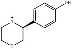 Phenol, 4-(3S)-3-morpholinyl- Structure