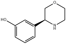 Phenol, 3-(3S)-3-morpholinyl- 구조식 이미지