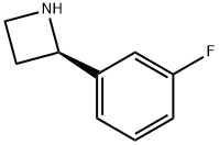 (2R)-2-(3-Fluorophenyl)azetidine Structure