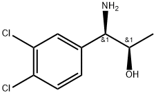 (1R,2R)-1-AMINO-1-(3,4-DICHLOROPHENYL)PROPAN-2-OL Structure