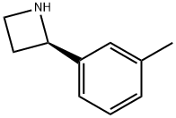 Azetidine, 2-(3-methylphenyl)-, (2R)- Structure