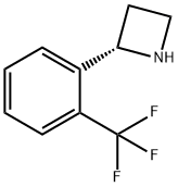 Azetidine, 2-[2-(trifluoromethyl)phenyl]-, (2S)- Structure