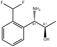 (1S,2R)-1-AMINO-1-[2-(DIFLUOROMETHYL)PHENYL]PROPAN-2-OL Structure