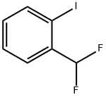 Benzene, 1-(difluoromethyl)-2-iodo- Structure