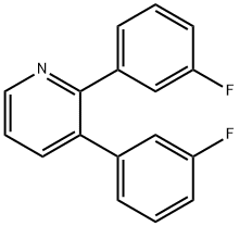 2,3-Bis(3-fluorophenyl)pyridine Structure
