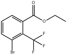 Benzoic acid, 3-bromo-2-(trifluoromethyl)-, ethyl ester Structure