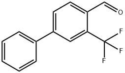 [1,1'-Biphenyl]-4-carboxaldehyde, 3-(trifluoromethyl)- Structure