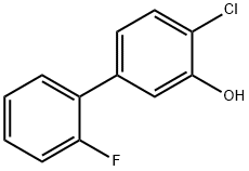 [1,1'-Biphenyl]-3-ol, 4-chloro-2'-fluoro- Structure