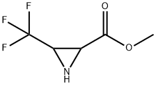 2-Aziridinecarboxylic acid, 3-(trifluoromethyl)-, methyl ester Structure