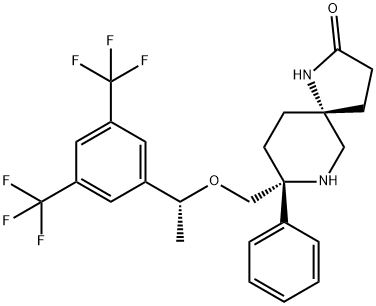 Rolapitant (1R,2R,3R)-Isomer 구조식 이미지