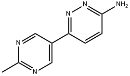 3-Amino-6-(2-methylpyrimidyl-5-yl)pyridazine Structure