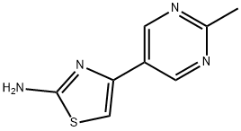 2-Amino-4-(2-methylpyrimidyl-5-yl)thiazole Structure