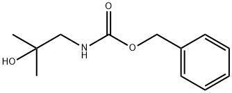 benzyl N-(2-hydroxy-2-methylpropyl)carbamate Structure