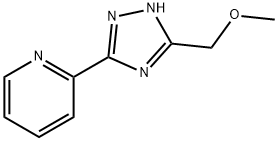 2-[3-(Methoxymethyl)-1H-1,2,4-triazol-5-yl]pyridine 구조식 이미지