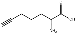 2-aminohept-6-ynoic acid 구조식 이미지