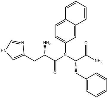 H-His-Phe-βNA · 2 HCl 구조식 이미지