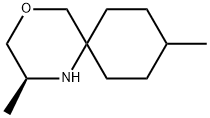 4-Oxa-1-azaspiro[5.5]undecane, 2,9-dimethyl-,(2S)- 구조식 이미지