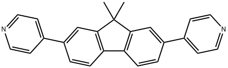 Pyridine,4,4'-(9,9-dimethyl-9H-fluorene-2,7-diyl)bis- Structure