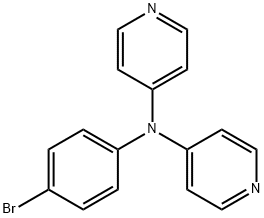 N-(4-bromophenyl)-N-di(4-pyridyl)amine Structure
