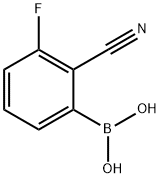 Boronic acid, B-(2-cyano-3-fluorophenyl)- Structure