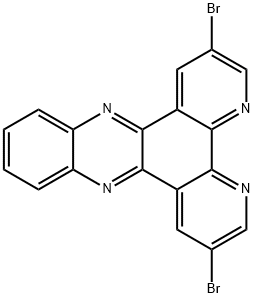 2,7-dibromodipyrido[3,2-a:2',3'-c]phenazine 구조식 이미지
