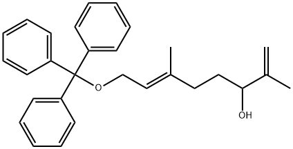 1,6-Octadien-3-ol, 2,6-dimethyl-8-(triphenylmethoxy)-, (6E)- Structure