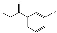 Ethanone, 1-(3-bromophenyl)-2-fluoro- 구조식 이미지