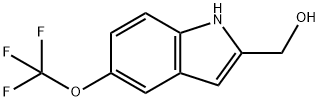 1H-Indole-2-methanol, 5-(trifluoromethoxy)- Structure