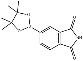 5-(4,4,5,5-tetramethyl-1,3,2-dioxaborolan-2-yl)-2,3-dihydro-1H-isoindole-1,3-dione 구조식 이미지