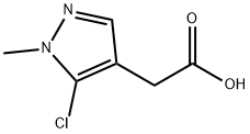 2-(5-chloro-1-methyl-1H-pyrazol-4-yl)acetic acid Structure