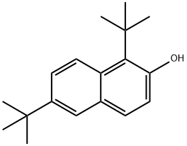 2-Naphthalenol, 1,6-bis(1,1-dimethylethyl)- 구조식 이미지