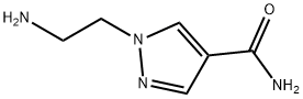 1-(2-aminoethyl)-1H-pyrazole-4-carboxamide Structure