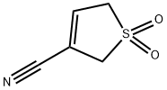 3-Thiophenecarbonitrile, 2,5-dihydro-, 1,1-dioxide Structure