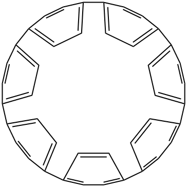 [7]Cycloparaphenylene 구조식 이미지