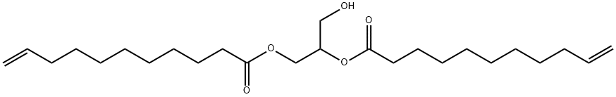 Glyceryl 1,2-Diundecylenate Structure