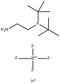 Ethanamine, 2-[bis(1,1-dimethylethyl)phosphino]-, tetrafluoroborate(1-) (1:1) Structure