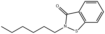 2-hexyl-1,2benzisothiazolin-3-one 구조식 이미지