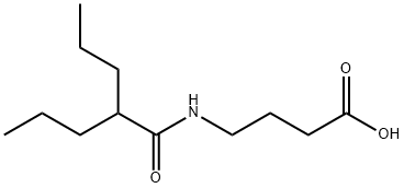 Nγ-valproyl-aminobutyric acid Structure