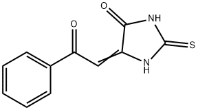 (5E)-5-phenacylidene-2-sulfanylideneimidazolidin-4-one Structure