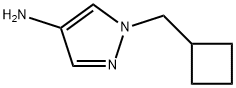 1H-Pyrazol-4-amine, 1-(cyclobutylmethyl)- Structure
