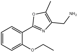 4-Oxazolemethanamine, 2-(2-ethoxyphenyl)-5-methyl- Structure