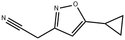 3-Isoxazoleacetonitrile, 5-cyclopropyl- 구조식 이미지