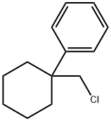 Benzene, [1-(chloromethyl)cyclohexyl]- 구조식 이미지