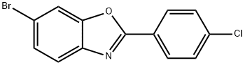 Benzoxazole, 6-bromo-2-(4-chlorophenyl)- Structure