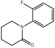 2-Piperidinone, 1-(2-fluorophenyl)- Structure