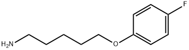 1-Pentanamine, 5-(4-fluorophenoxy)- 구조식 이미지