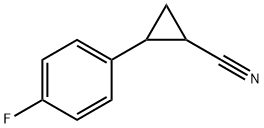 2-(4-Fluorophenyl)cyclopropanecarbonitrile Structure