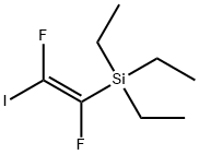 [(1E)-1,2-difluoro-2-iodoethenyl]triethylsilane Structure