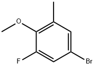 Benzene, 5-bromo-1-fluoro-2-methoxy-3-methyl- Structure