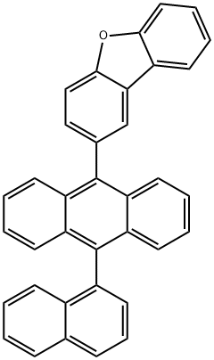 Dibenzofuran, 2-[10-(1-naphthalenyl)-9-anthracenyl]- 구조식 이미지